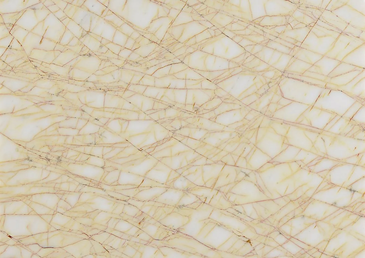 Golden Spider Dolomite: Fine Veining on a White Base