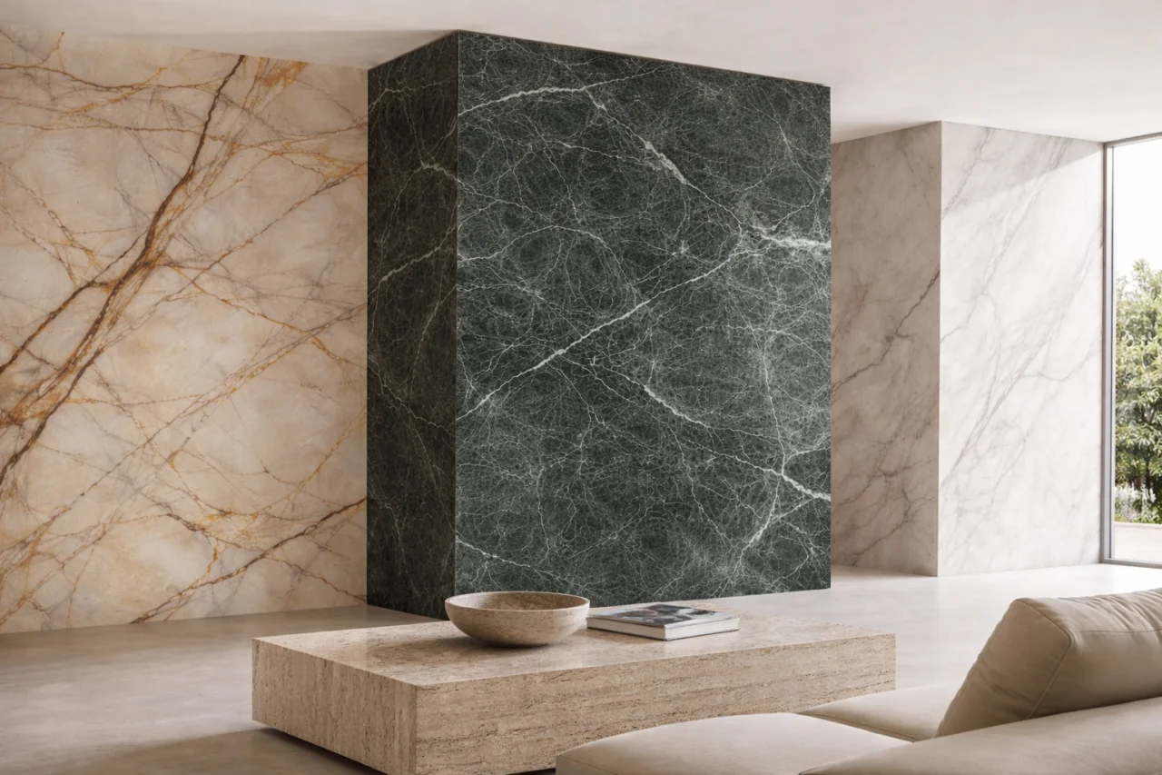 Why Large Marble Slabs Change Spatial Perception