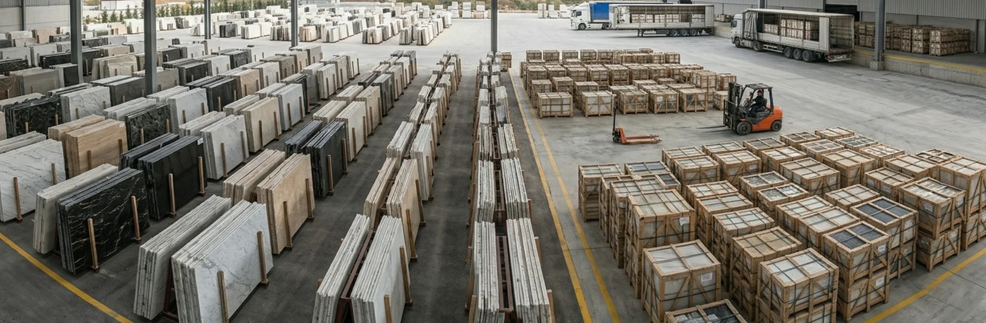 Our natural stone inventory | Marque Natural Stones