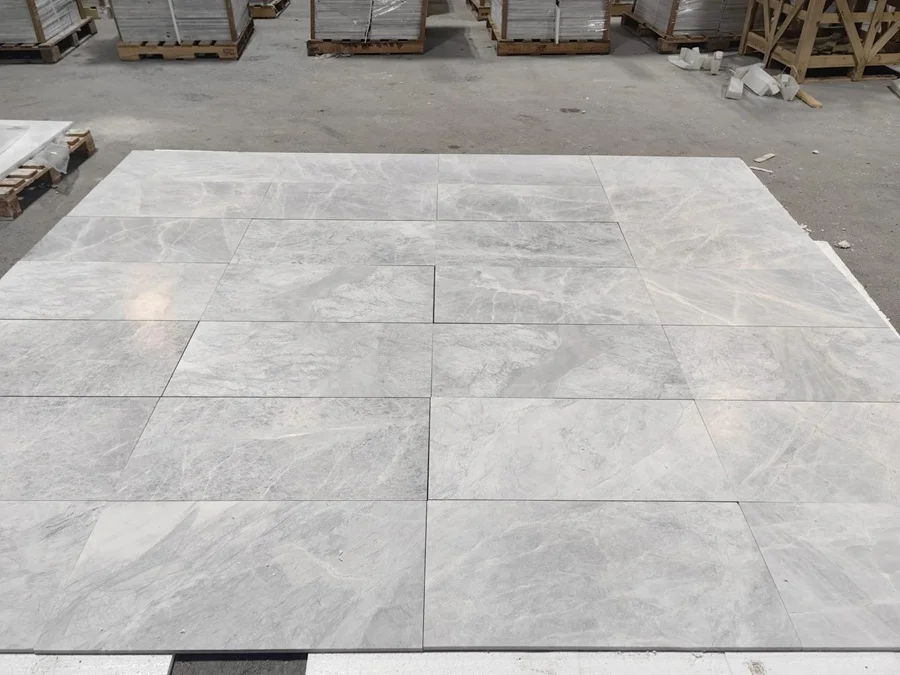 vista aggiuntiva di Holanta Dolomite piastrella MRQ-HLT-2603 - 18×36 pollici, 3/8 pollici, Finitura: Levigato - Pronto per la spedizione, da Eskişehir, Turchia di Marque Natural Stones
