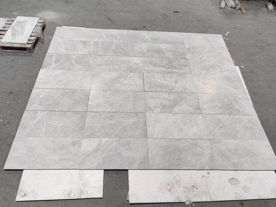 vista aggiuntiva di Holanta Dolomite piastrella MRQ-HLT-2603 - 18×36 pollici, 3/8 pollici, Finitura: Levigato - Pronto per la spedizione, da Eskişehir, Turchia di Marque Natural Stones