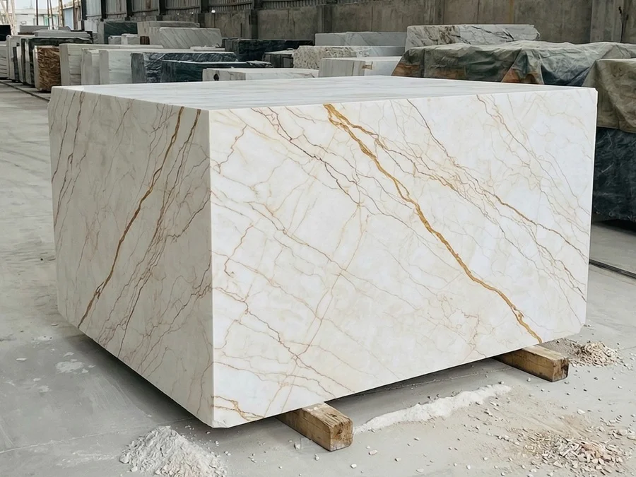 blocco di cava di marmo Sofita dalla Turchia