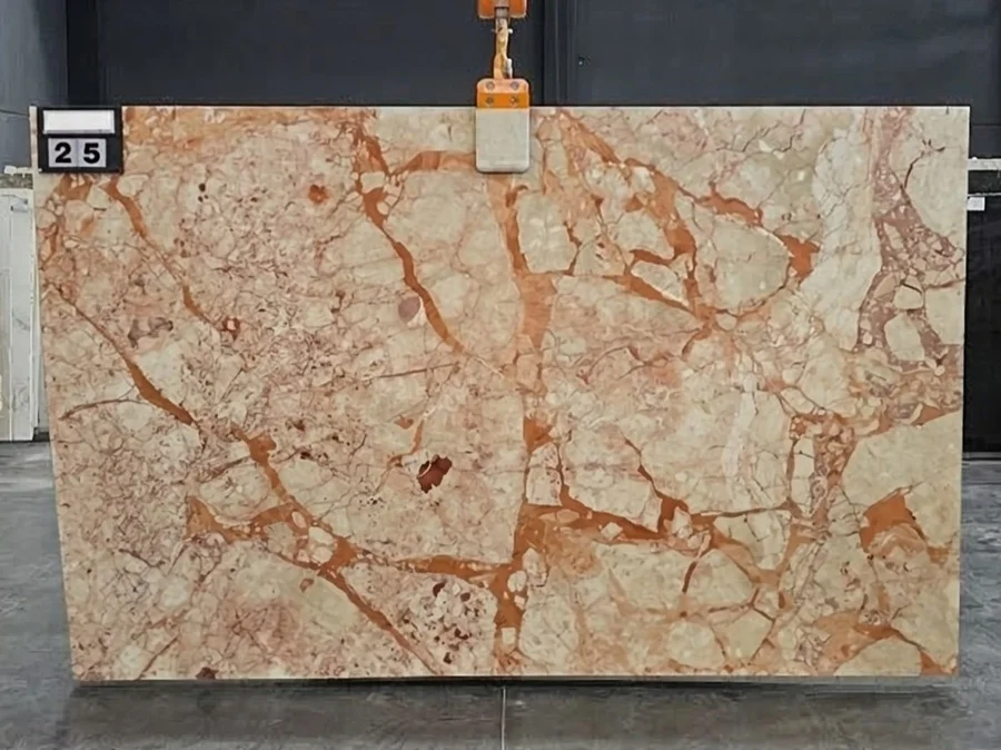 losa pulida de mármol Terracotta