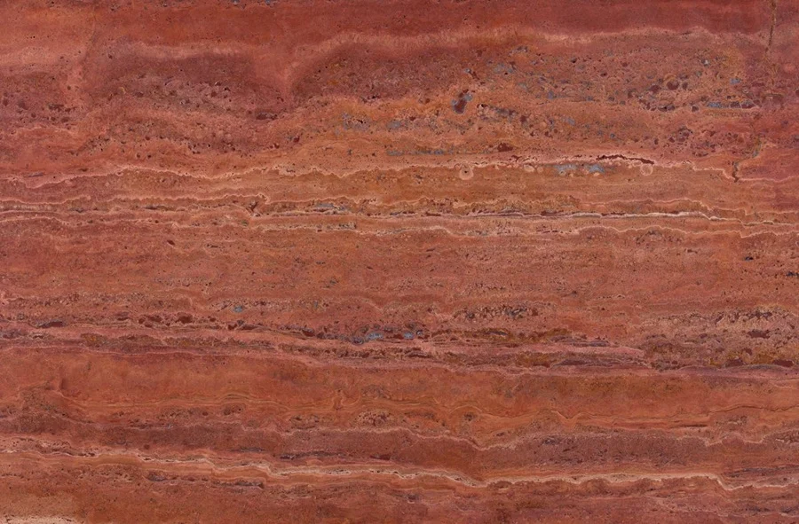 Red Travertine slabs, tiles and blocks