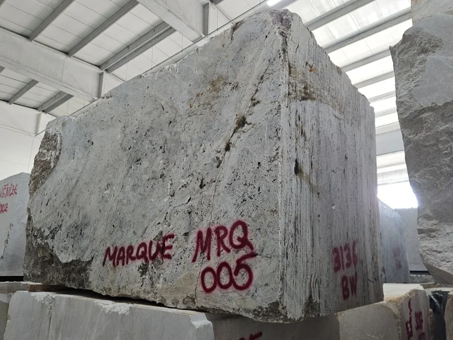 Silver Travertine - Del Bloque a la Placa - 3